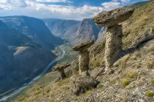 Ak-Kurum Stone Mushrooms: Natural Geological Formations in Remote Altai