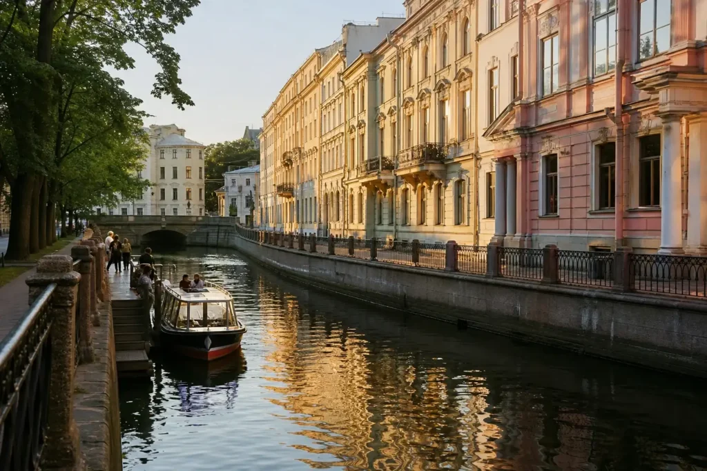 Anichkov Bridge Pier, Saint Petersburg: Fontanka Boat Trips