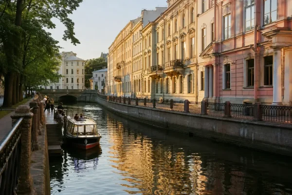 Anichkov Bridge Pier, Saint Petersburg: Fontanka Boat Trips