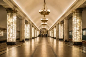 Avtovo Metro Station, Saint Petersburg: Glass Columns and Visit Tips