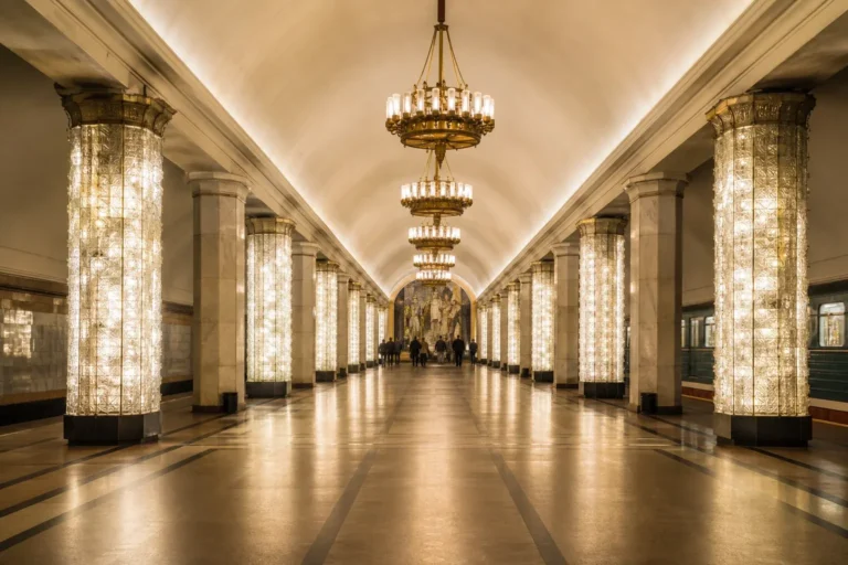 Avtovo Metro Station, Saint Petersburg: Glass Columns and Visit Tips