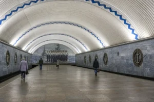 Baltiyskaya Metro Station, Saint Petersburg: Naval Theme Hall