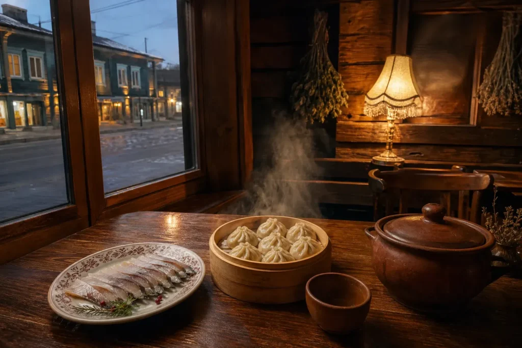 Best Restaurants, Irkutsk: Baikal Fish, Game and Buuzy