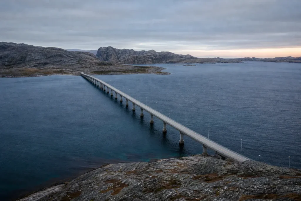Bridge Across Kola Bay: Arctic Engineering and Gateway Views