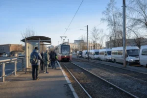 Bus Station Tram Stop, Irkutsk: Trams and Buses to Baikal