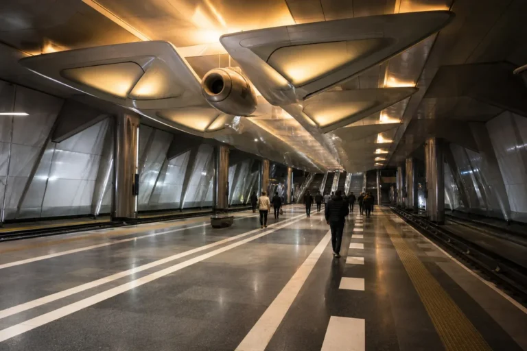 Chkalovskaya Metro Station, Saint Petersburg: Aviation Hall