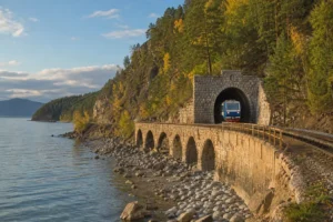 Circum-Baikal Railway Day Trip, Irkutsk: Tunnels and Lake Views