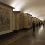 Dostoevskaya Metro Station, Saint Petersburg: Novel-Themed Hall