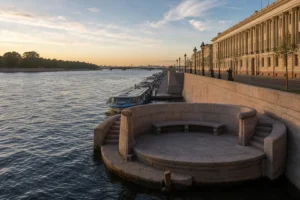 English Embankment Pier, Saint Petersburg: Quiet Neva Boat Trips