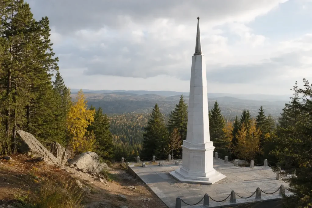 Europe-Asia Border, Yekaterinburg: Stand Between Two Continents