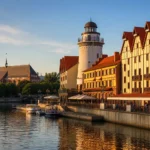 Fishing Village, Kaliningrad: Kaiserstyle Architecture by the River