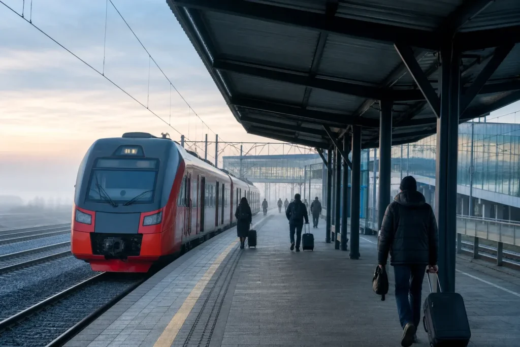 Getting from Kazan airport to the city, Kazan: Train, Bus and Taxi