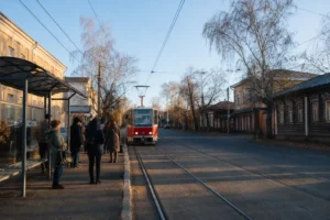 Gorkogo Tram Stop, Irkutsk: Getting Around the Center