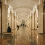 Gorny Institut Metro Station, Saint Petersburg: Line 4 Terminus
