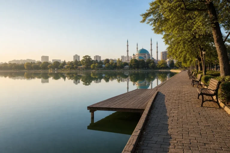Kaban Lakes: Kazan’s Waterfront Path and Lake Views