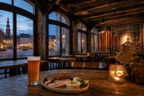 Khmel Restaurant-Brewery: Siberian Game, House Beer, and Victory Square