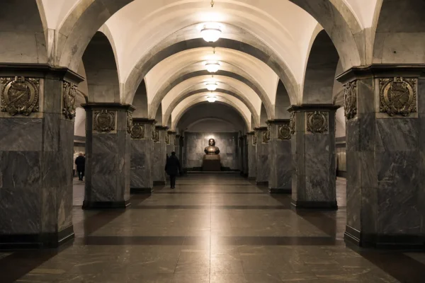 Kirovsky Zavod Metro Station, Saint Petersburg: Industrial Hall