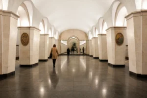 Krestovsky Ostrov Metro Station, Saint Petersburg: Park Gateway