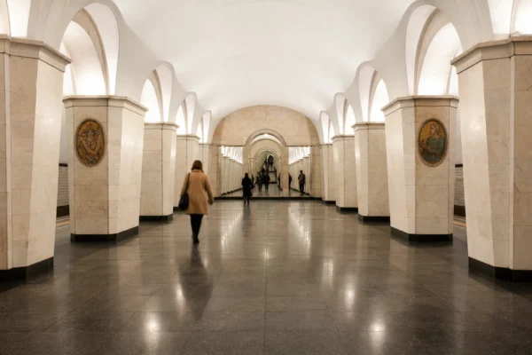 Krestovsky Ostrov Metro Station, Saint Petersburg: Park Gateway