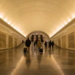 Ladozhskaya Metro Station, Saint Petersburg: Railway Link