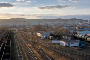 Leninsky District, Irkutsk: The Industrial Left Bank, Briefly
