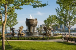 Millennium Park: Kazan’s Millennial Landmark with Dragons and Fountains