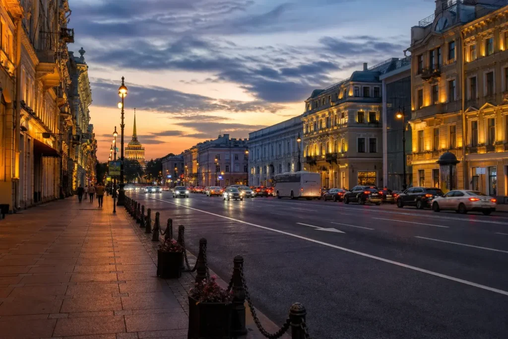 Nevsky Prospekt: Route, Sights and Metro Stations