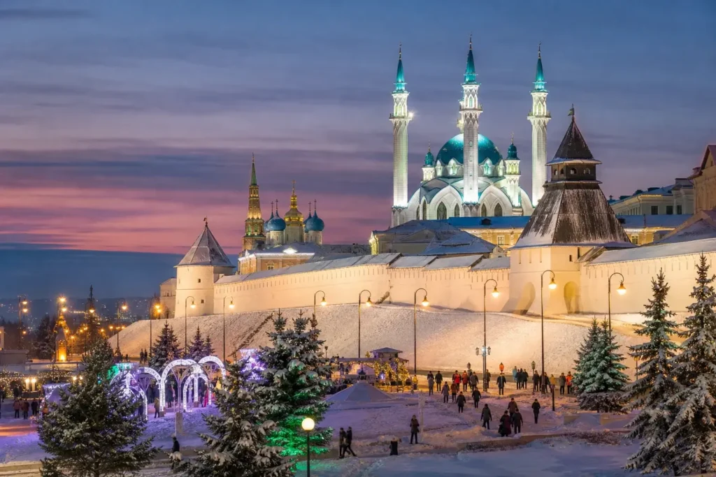 New Year in Kazan: Russia's Festive Winter Holiday Celebrated