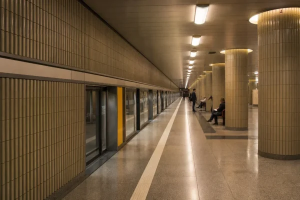Petrogradskaya Metro Station, Saint Petersburg: Closed-Type Hall