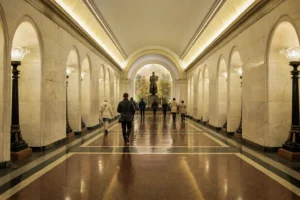 Pushkinskaya Metro Station, Saint Petersburg: Poet’s Tribute