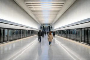 Putilovskaya Metro Station, Saint Petersburg: Line 6 Terminus