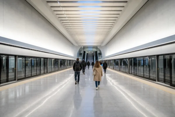 Putilovskaya Metro Station, Saint Petersburg: Line 6 Terminus