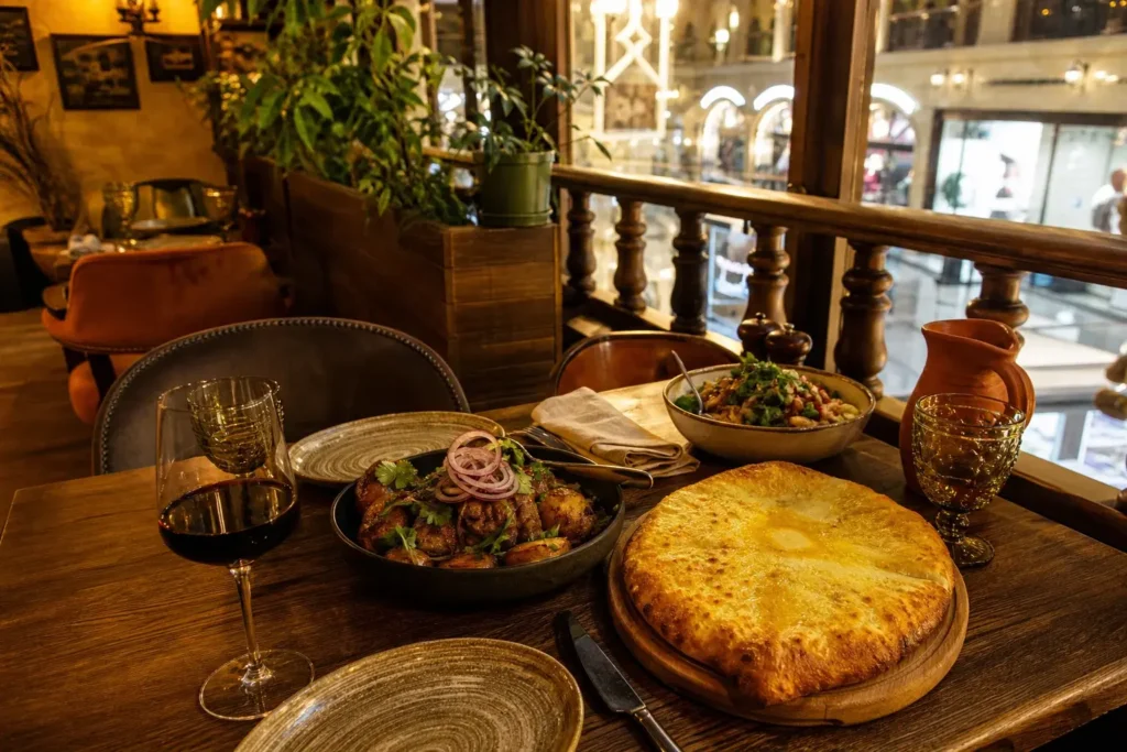Restaurant Schastye, Yekaterinburg: Georgian Cuisine in Grinvich Mall