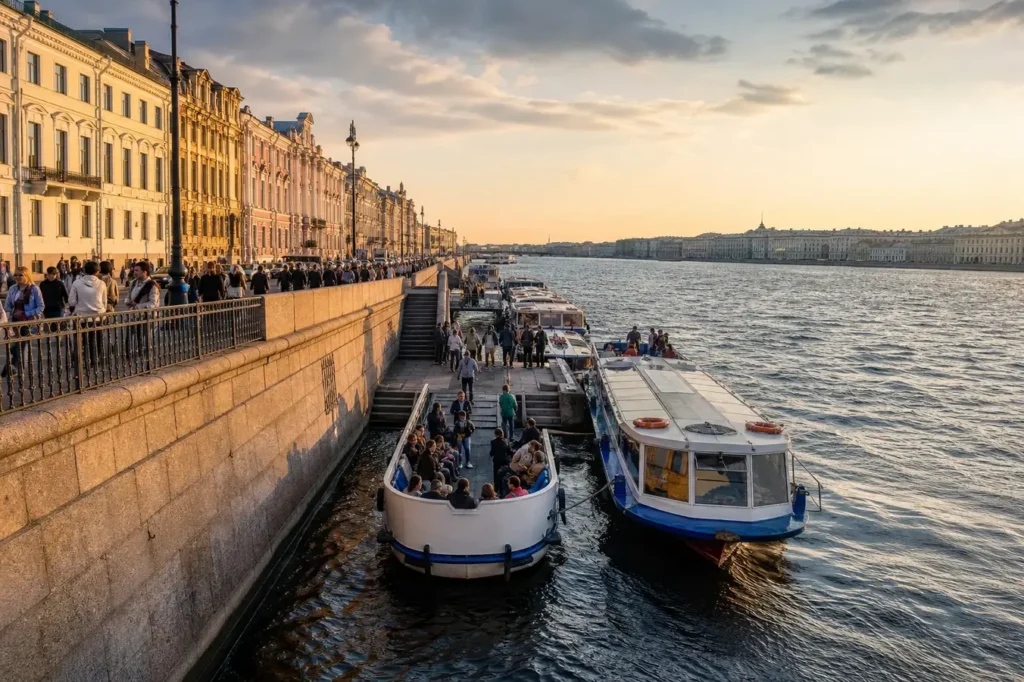 Rumyantsev Descent Pier, Saint Petersburg: Neva Boat Trips