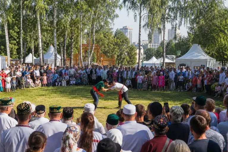Sabantuy, Kazan: Grounds, Kurash, Food and Getting There 50