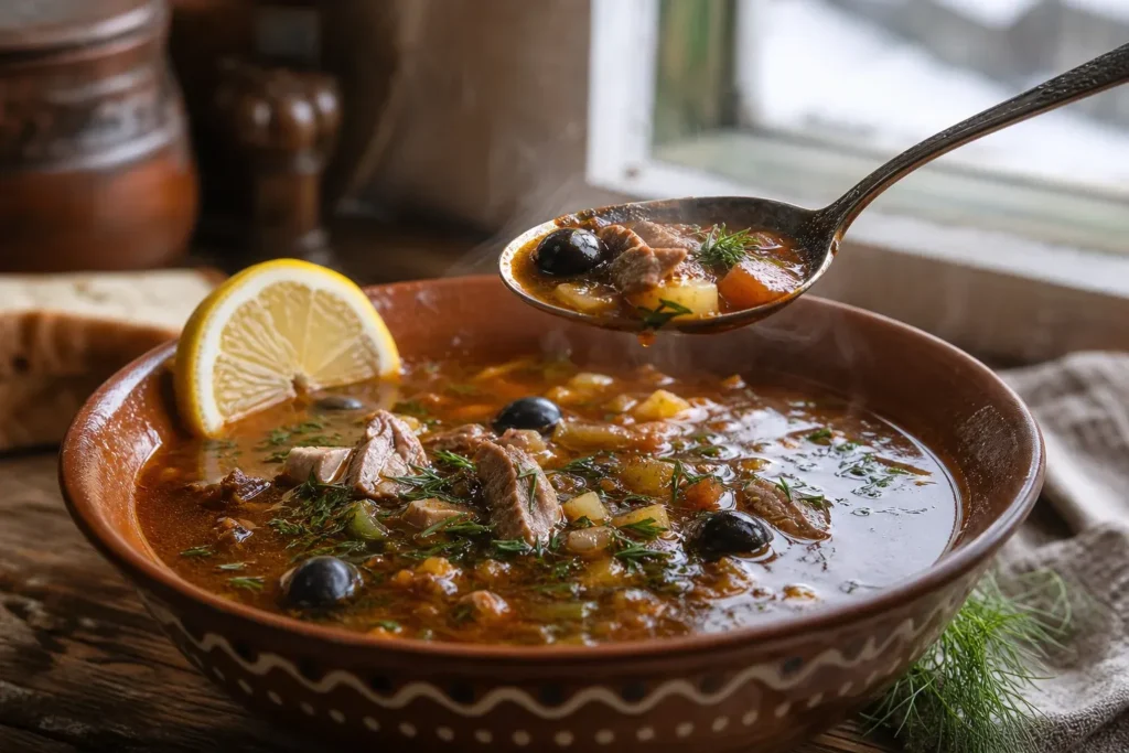 Solyanka: How to Make Russian Meat Soup at Home