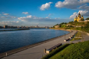 Strelka: Where Two Rivers Meet in Nizhny Novgorod