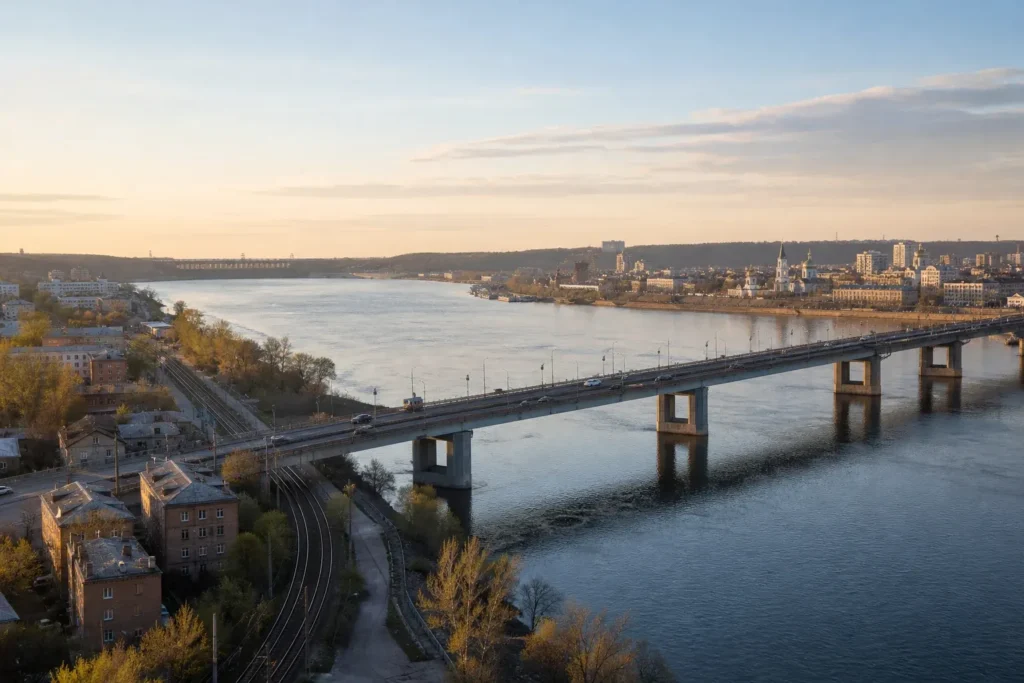 Sverdlovsky District, Irkutsk: Left Bank, Station and Dam