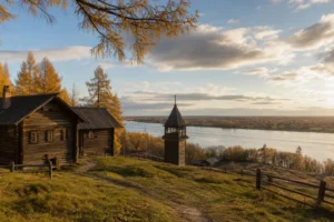 Taltsy Open-Air Museum Day Trip, Irkutsk: Wooden Buildings by the Angara
