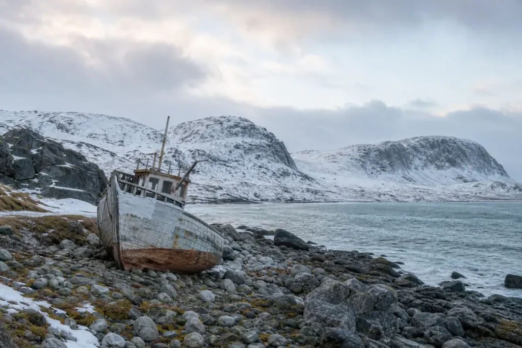 Teriberka, Murmansk: The Arctic Edge and Ship Graveyard