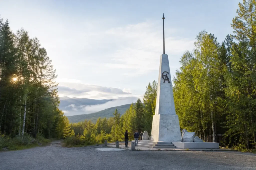 Ural Mountain Day Trip from Yekaterinburg: Border monuments and forest hikes