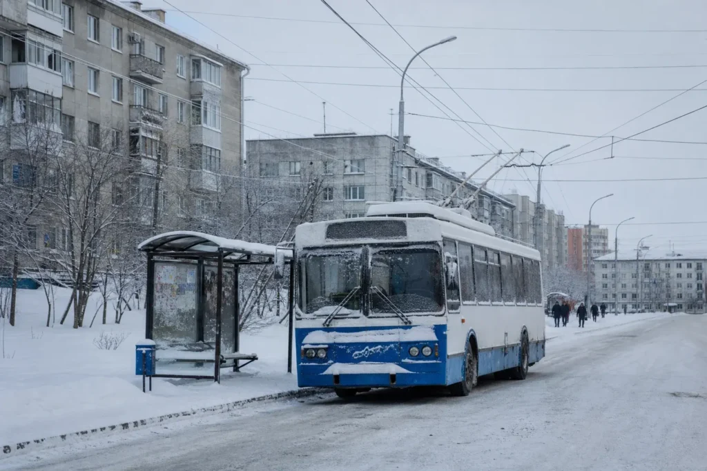 Use Public Transport in Murmansk: Trolleybuses, Buses and Routes