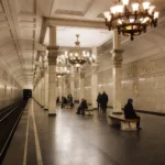Vladimirskaya Metro Station, Saint Petersburg: Line 1 Marble Hall