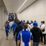 Zenit Metro Station, Saint Petersburg: Gazprom Arena Stop